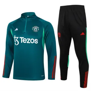 Manchester United Kinder-Sportanzug 2024/25 Grün