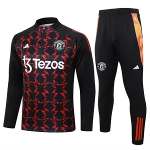 Manchester United Kinder-Sportanzug 2024/25 Schwarz