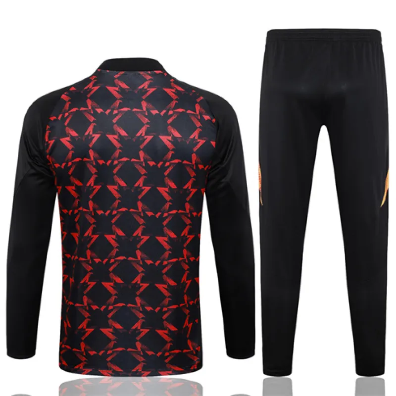 Manchester United Kinder-Sportanzug 2024/25 Schwarz