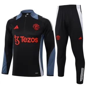 Manchester United Kinder-Sportanzug 2024/25 Schwarz