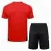 Maillot de formation + Short de Manchester United 2024/25 Rouge