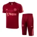 Maillot de formation + Short de Manchester United 2024/25 Rouge vin