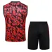 Jeu de short et de gilet de Manchester United 2024/25 Rouge