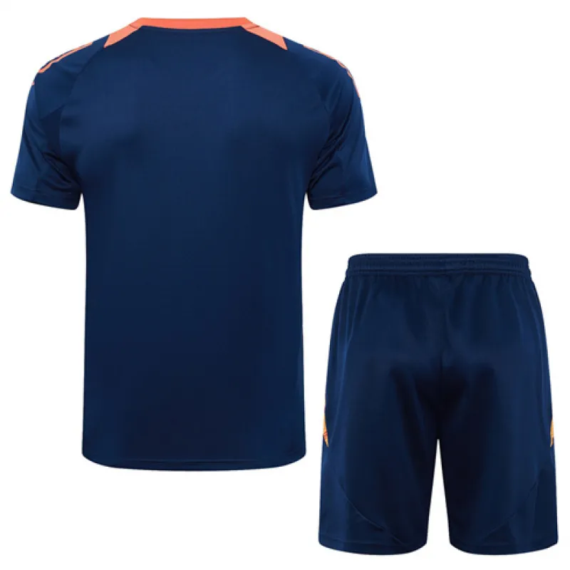 Manchester United Trainingsjersey + Shorts 2024/25 Blau