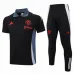 Maglia Polo di allenamento + Pantaloni di Manchester United 2024/25 Nero