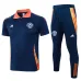 Maglia Polo di allenamento + Pantaloni di Manchester United 2024/25 Azzurro