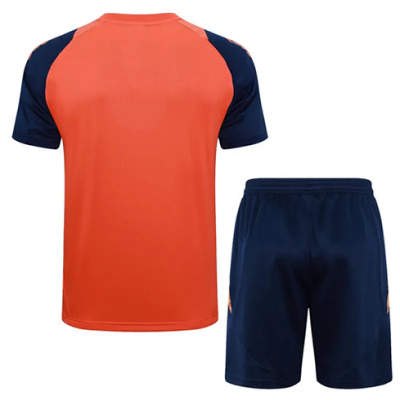 Maglia di allenamento + Shorts di Manchester United 2024/25 Arancione