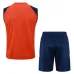 Set de pantalones cortos y chaleco de Manchester United 2024/25 Anaranjado