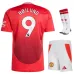 Højlund Manchester United 2024/25 Home Kids' Jersey Set - Red