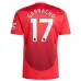Garnacho Manchester United 2024/25 Home Kids' Jersey Set - Red