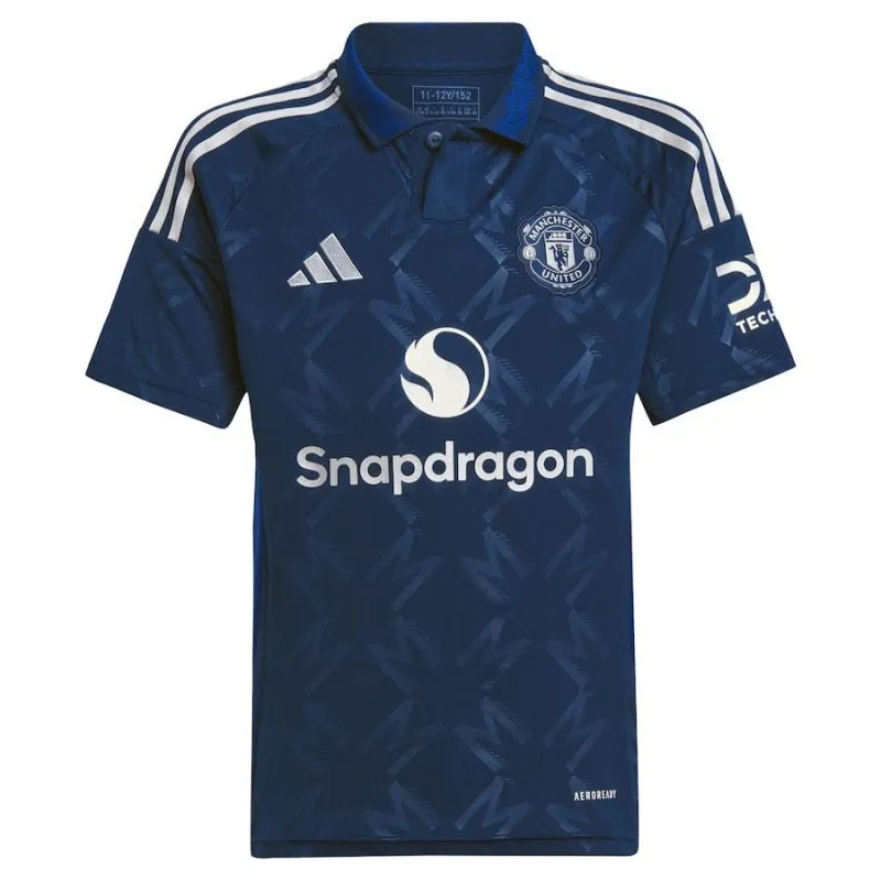 Rashford Manchester United 2024/25 Auswärts - Kinder - Trikotsatz - Blau