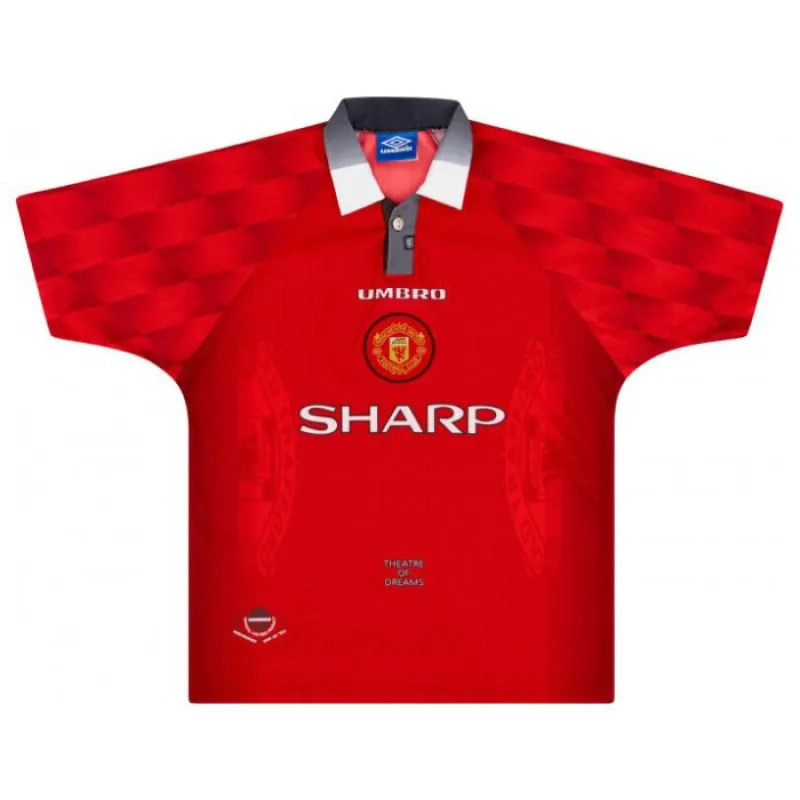 Beckham Manchester United Retro Trikot 1996-1998 Heimspiel - Rot