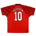 Beckham Manchester United Retro Trikot 1996-1998 Heimspiel - Rot