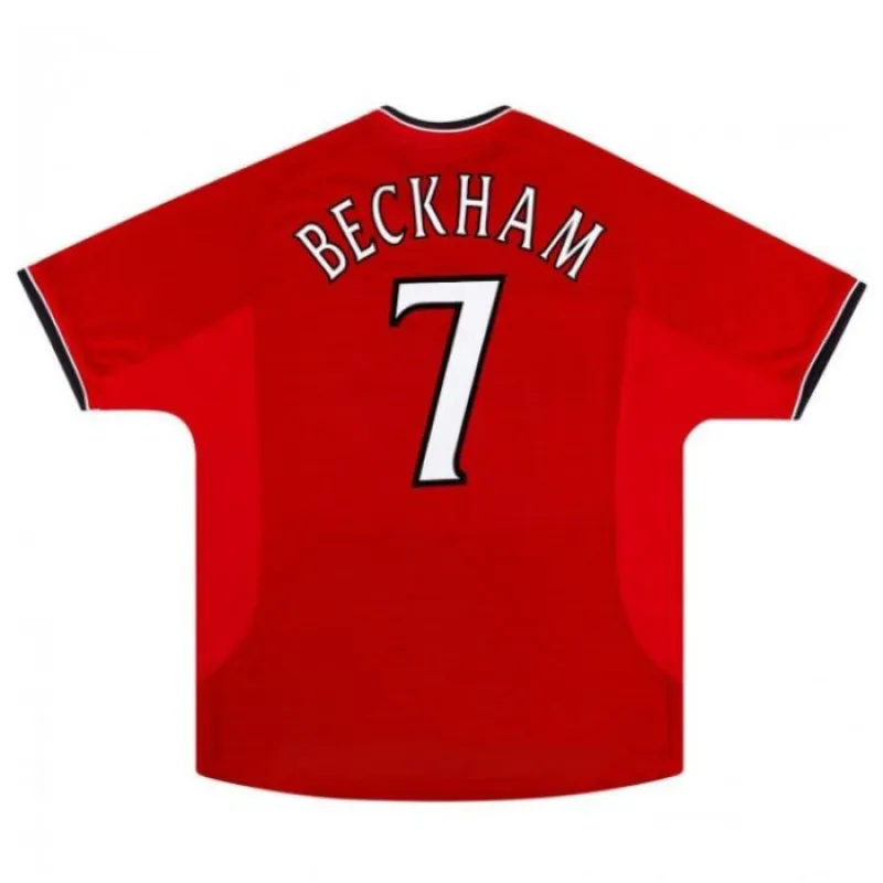 Beckham Manchester United Retro Trikot 1997-1999 Heimspiel - Rot