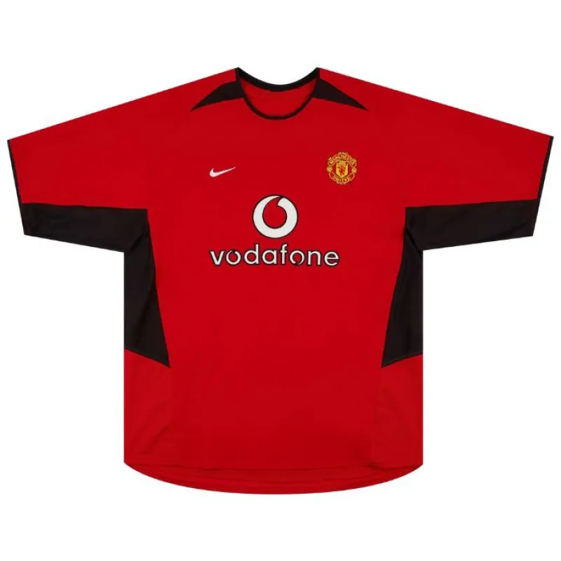 Beckham Manchester United Retro Trikot 2002-2004 Heimspiel - Rot