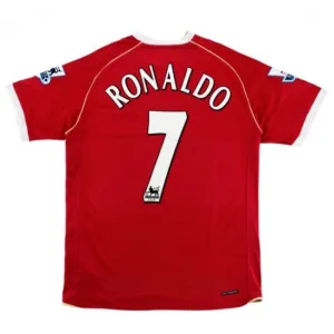 Cristiano  Ronaldo Manchester United Retro Trikot 2006/07 Heimspiel - Rot