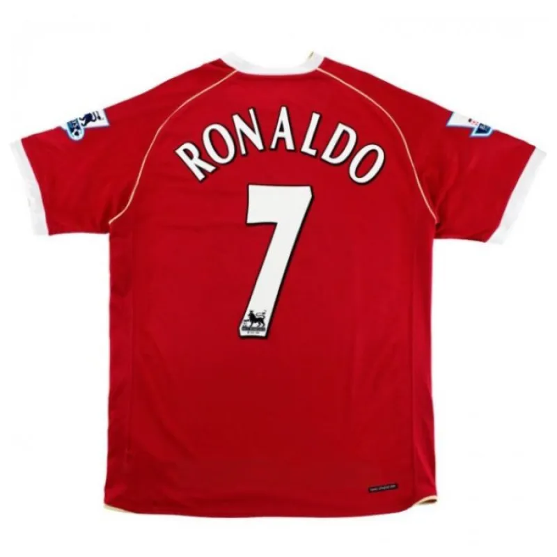 Cristiano  Ronaldo Manchester United Retro Trikot 2006/07 Heimspiel - Rot