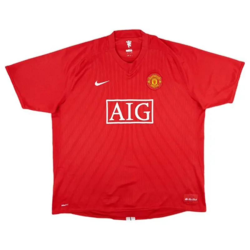 Cristiano  Ronaldo Manchester United Retro Trikot 2007-2009 Heimspiel - Rot