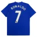 Cristiano Ronaldo Manchester United Retro Drittes Trikot 2008/09 - Blau