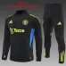 Manchester United 2025/26 Kinder Sportanzug Schwarz