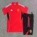 Manchester United 2025/26 Kinder Trainingsanzug Rot
