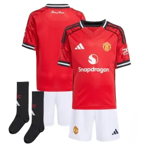 Manchester United Enfants 2025/26 Kit domicile - Rouge