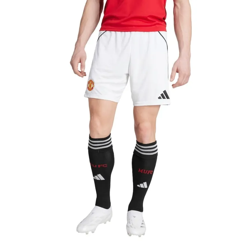 Manchester United 2025/26 Heimshorts - Weiß
