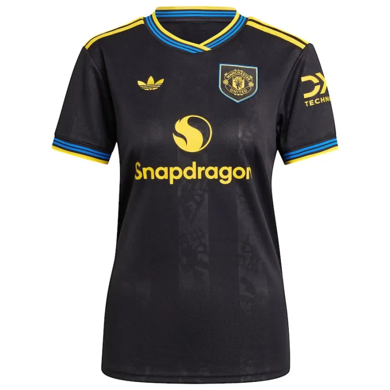 Manchester United 2025/26 Camiseta tercera mujer - Negra
