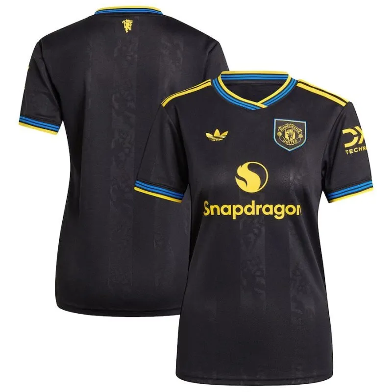 Manchester United 2025/26 Camiseta tercera mujer - Negra