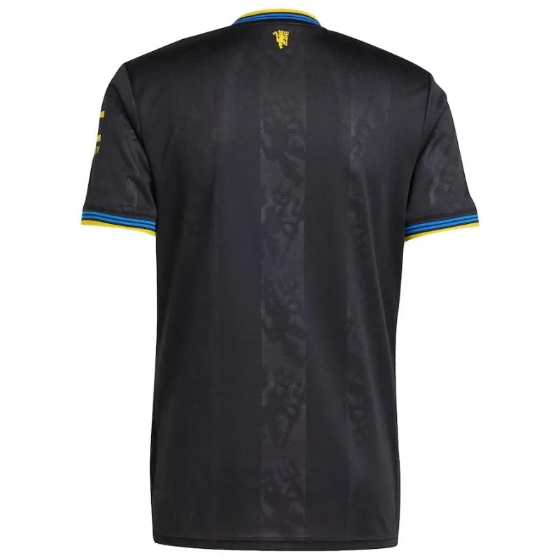 Manchester United 2025/26 Conjunto infantil camiseta tercera - Negra