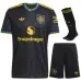 Manchester United 2025/26 Conjunto infantil camiseta tercera - Negra