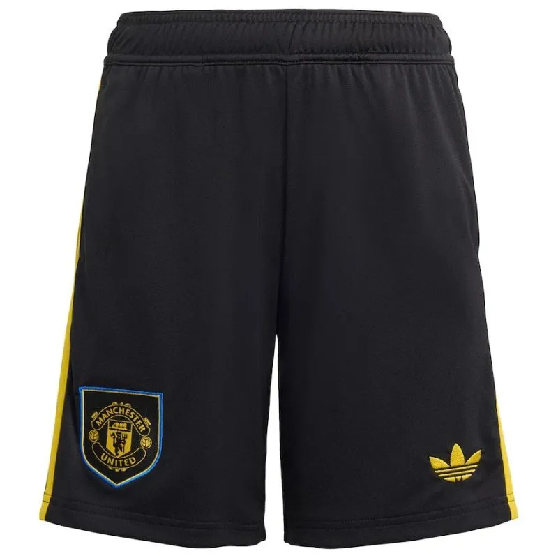 Manchester United 2025/26 Conjunto infantil camiseta tercera - Negra
