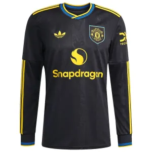 Manchester United 2025/26 Third Long Sleeve Jersey - Black
