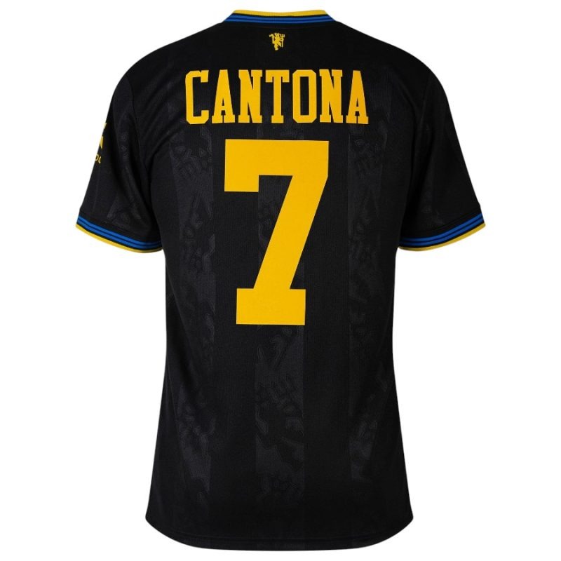 Manchester United CANTONA 2025/26 Drittes Trikot - Schwarz