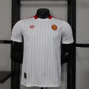 Manchester United Spieler-Trikot Freizeitedition 2025/26 - Weiß