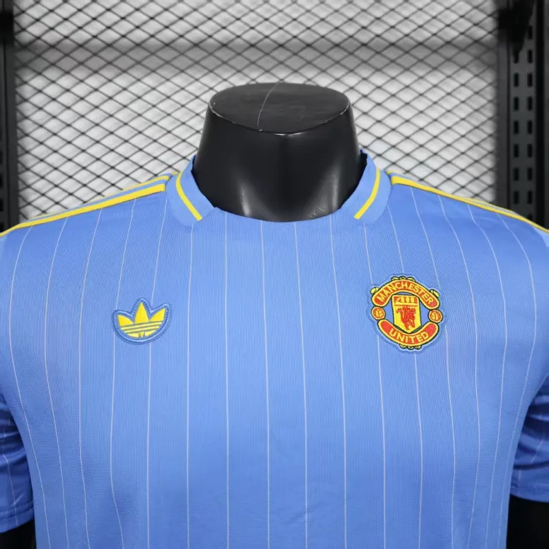 Manchester United Spieler-Trikot Freizeitedition 2025/26 - Blau