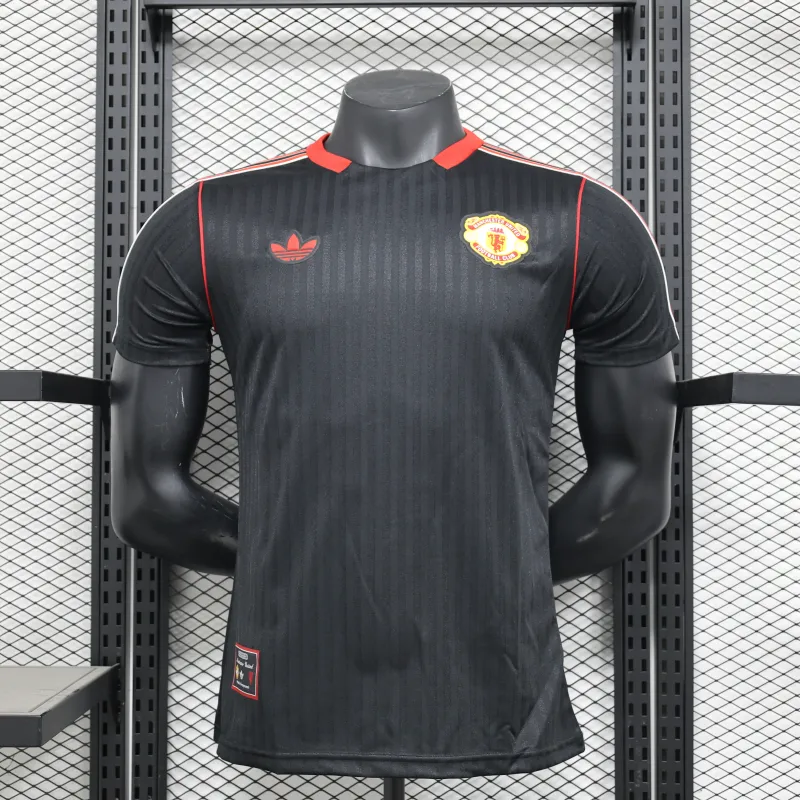 Manchester United Camiseta de Jugador Edición Casual 2025/26 - Negro