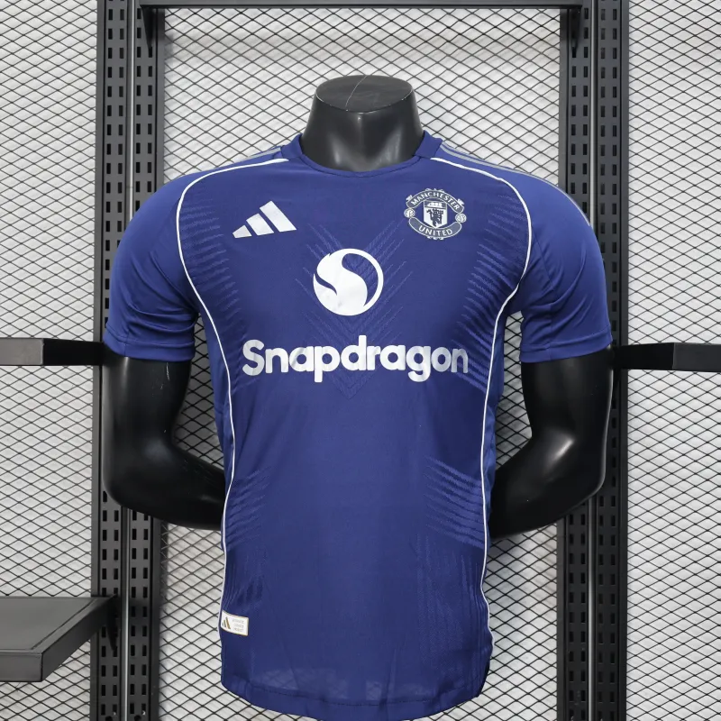 Manchester United Spieler-Trikot Sonderedition 2025/26 - Blau