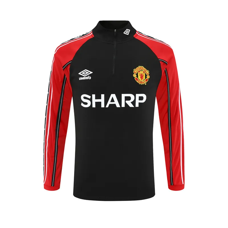 Manchester United 1998/99 Vintage Sportbekleidung Schwarz