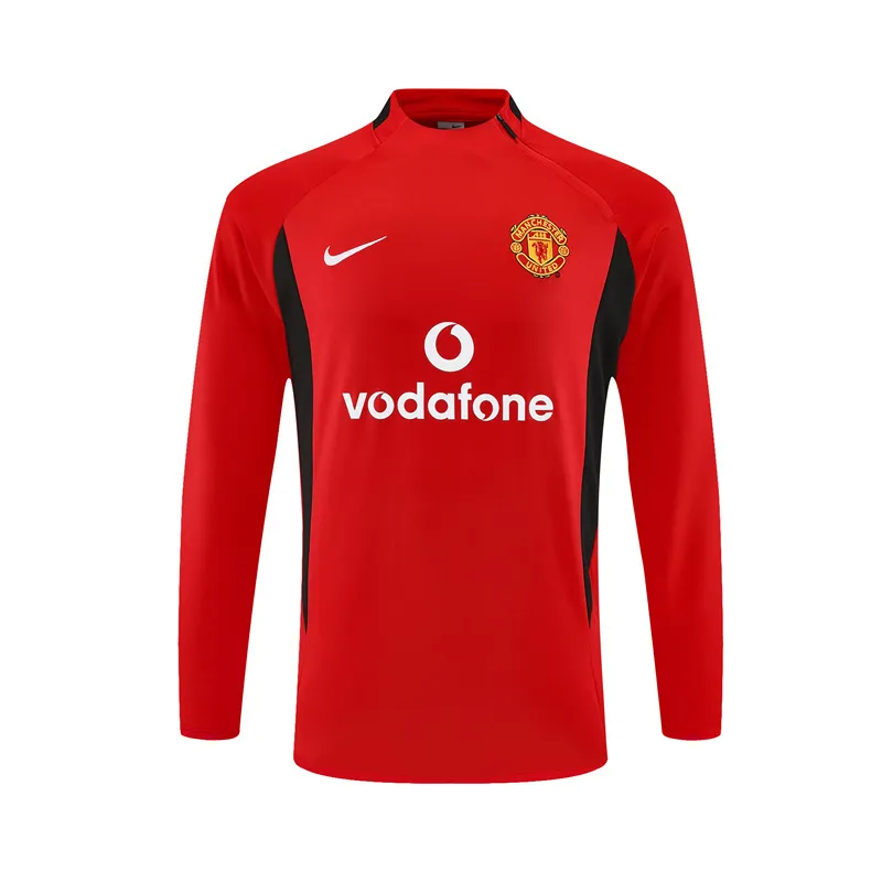 Manchester United 2002/03 Vintage Sportbekleidung Rot