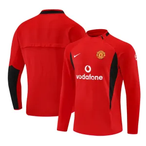 Manchester United 2002/03 Vintage Sportbekleidung Rot