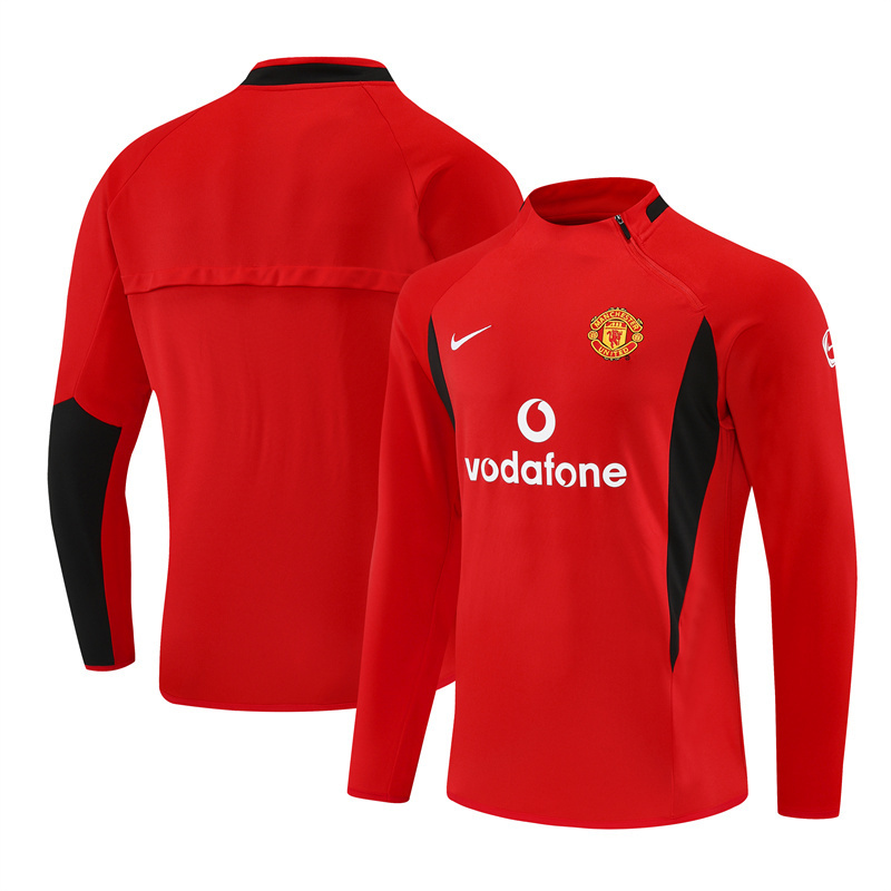 Manchester United 2002/03 Vintage Sportbekleidung Rot