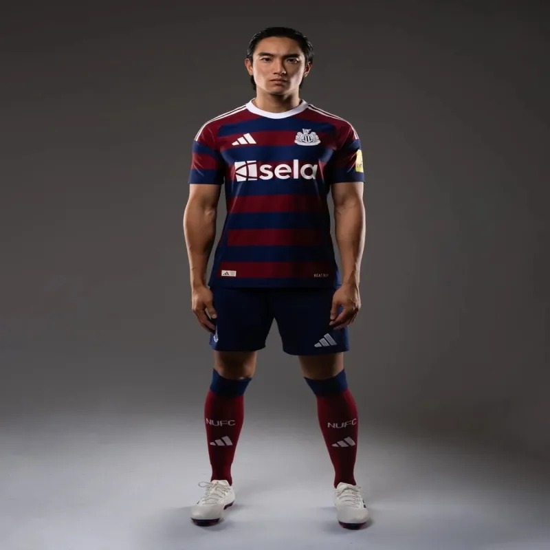Maglia fuori casa del giocatore di Newcastle United 2024/25 - Rosso/Blu