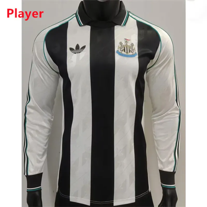 Maglia del giocatore a maniche lunghe edizione speciale di Newcastle United 2024/25 - Nero/Bianco