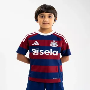Newcastle United 2024/25 Auswärtskinder-Trikot - Rot/Blau