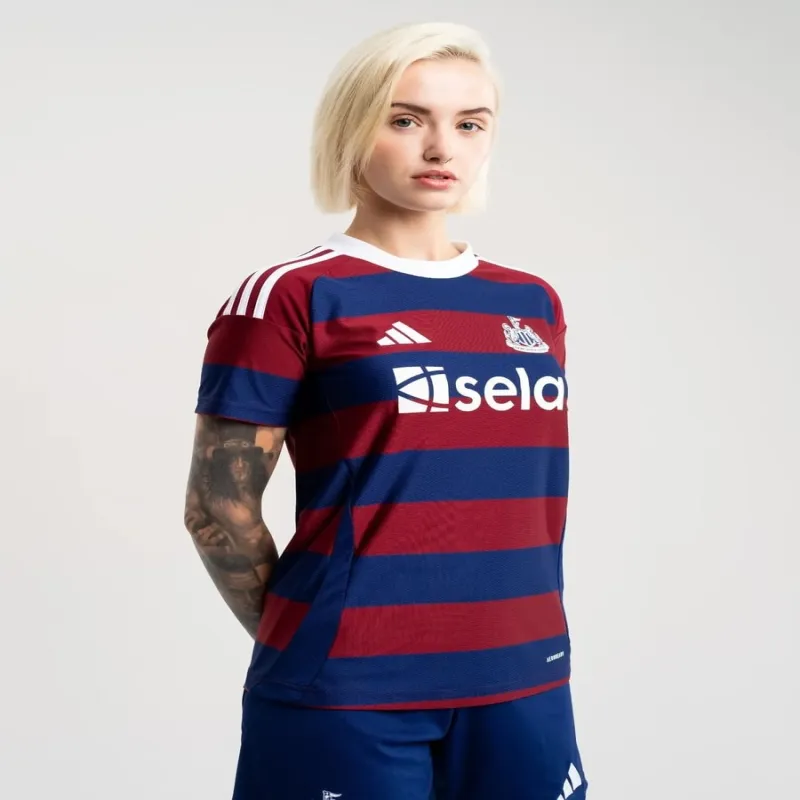 Newcastle United 2024/25 Womens Away Jersey - Red/Blue