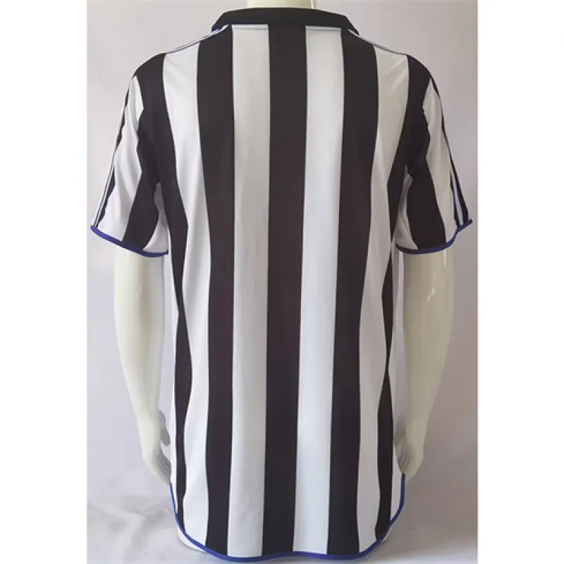 Newcastle United 1999/00 Retro Heimtrikot - Schwarz/Weiß