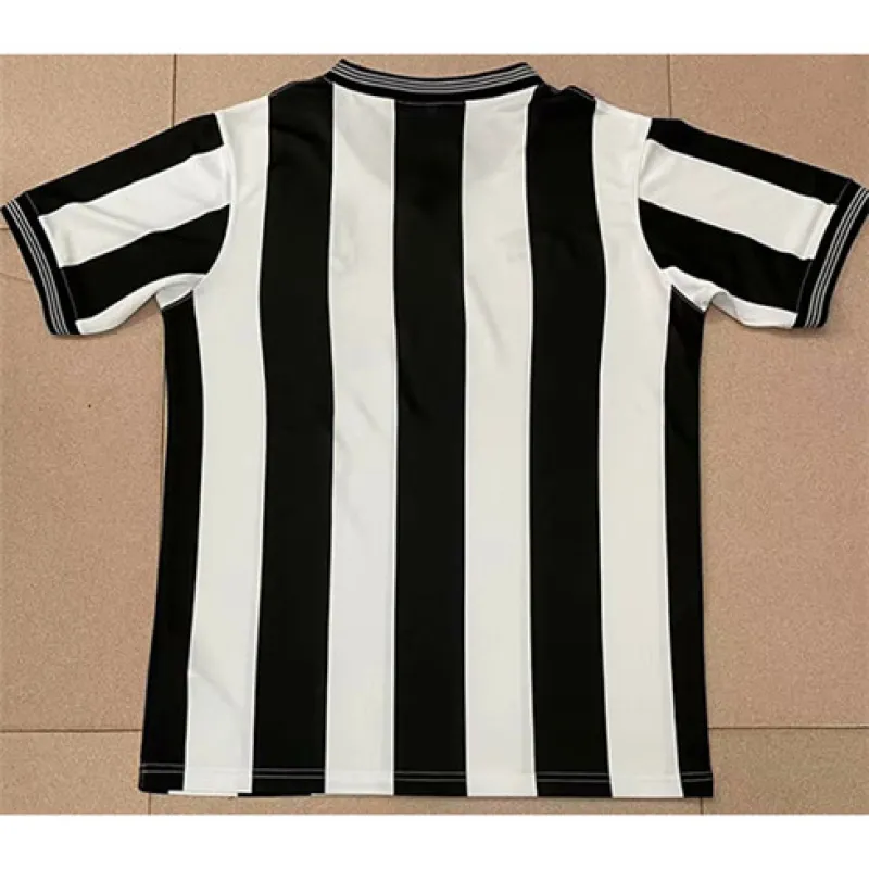 Newcastle United 1983 Retro Heimtrikot - Schwarz/Weiß