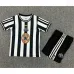 Maillot rétro domicile pour enfants de Newcastle United 1997-99 - Noir/Blanc