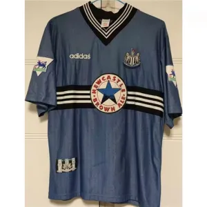 Camiseta de fuera de casa retró de Newcastle United 1995/96 que usó Alan Shearer - Azul